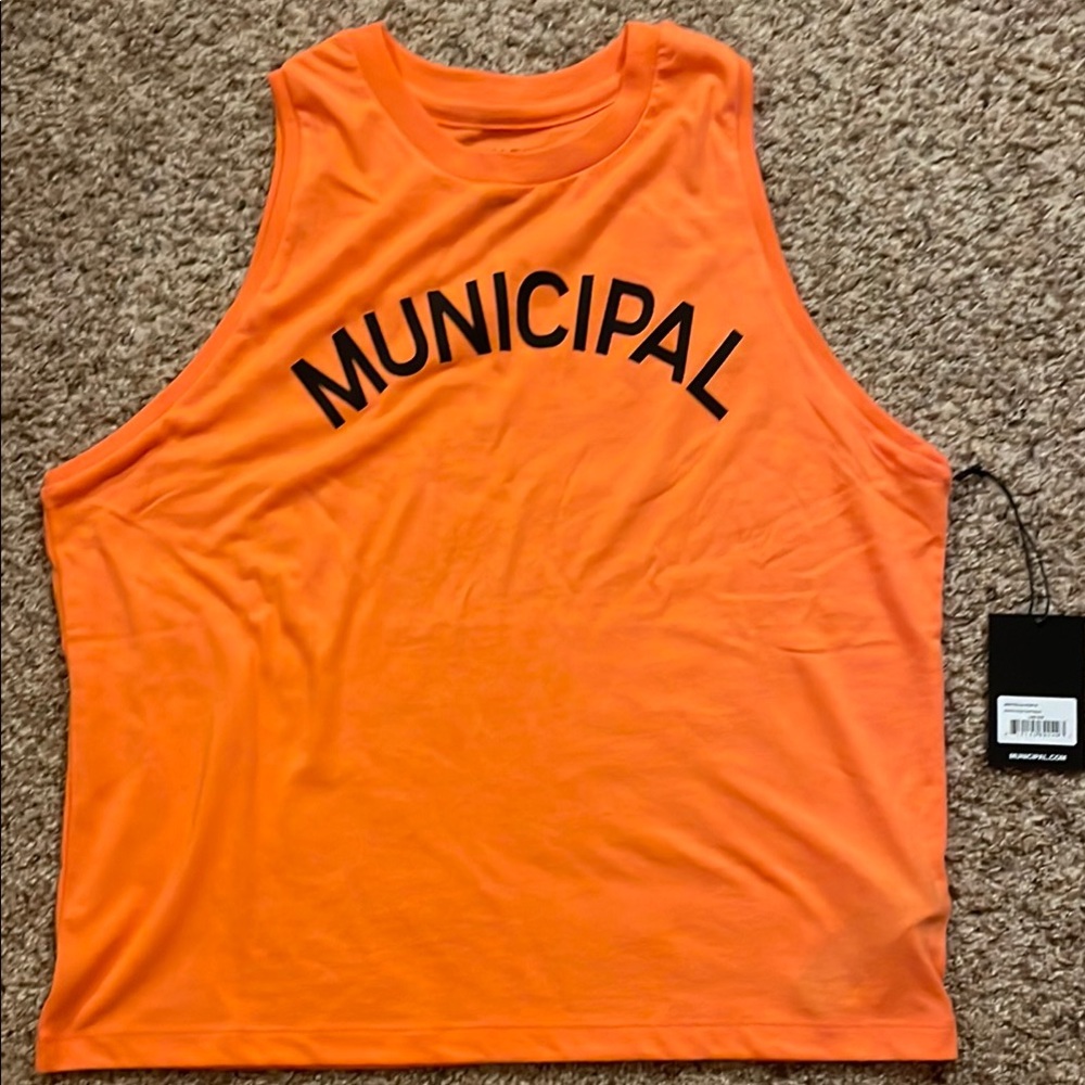 Orange Municipal Tank Top